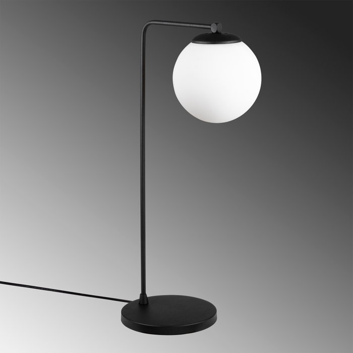 Opviq Daisy-147-ML Lámpara de mesa Negra